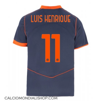 Maglie da calcio Inter Milan Luis Henrique #11 Terza Maglia 2025-26 Manica Corta Maglie da calcio Inter Milan Luis Henrique #11 Terza Maglia 2025-26 Manica Corta